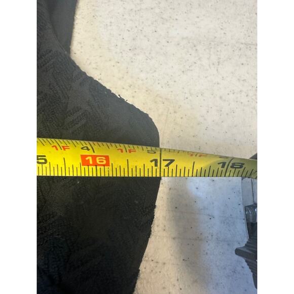 THEORY 8 Black Kuval County Checked Jacquard Sleeveless Zipper Detail Dress D28 - Picture 8 of 9